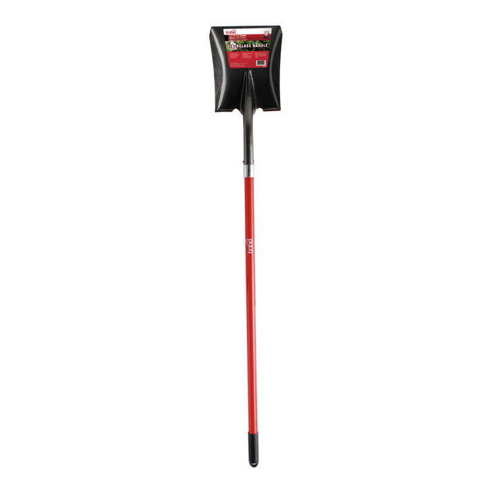 BOND SQ POINT SHOVEL W-FIBERGLASS HANDLE