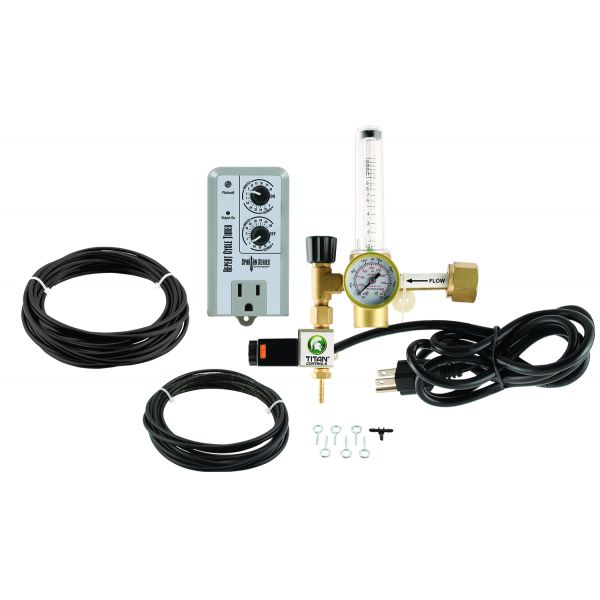 Titan Controls Deluxe CO2 Regulator Kit w- Timer