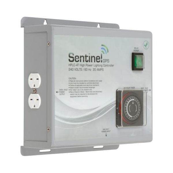 Sentinel GPS HPLC-4T High Power Lighting Controller 4 Outlet with Integrated Timer