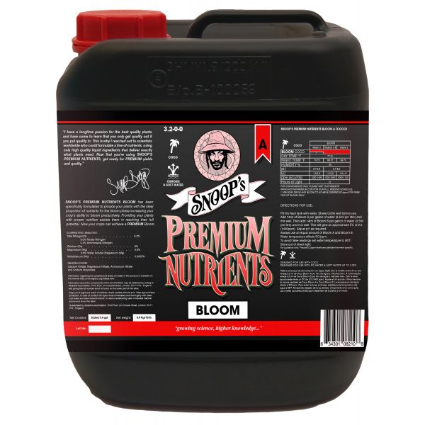 Snoop's Premium Nutrients Bloom A Coco 5 Liter