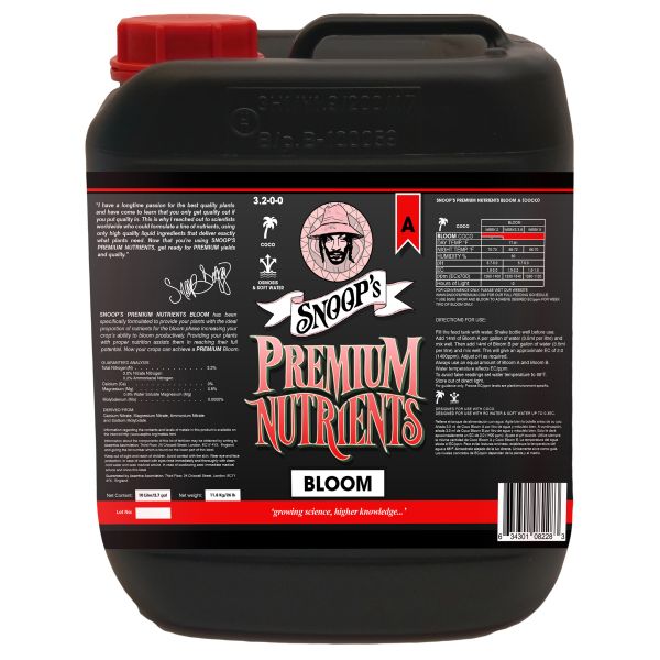 Snoop's Premium Nutrients Bloom A Coco 10 Liter