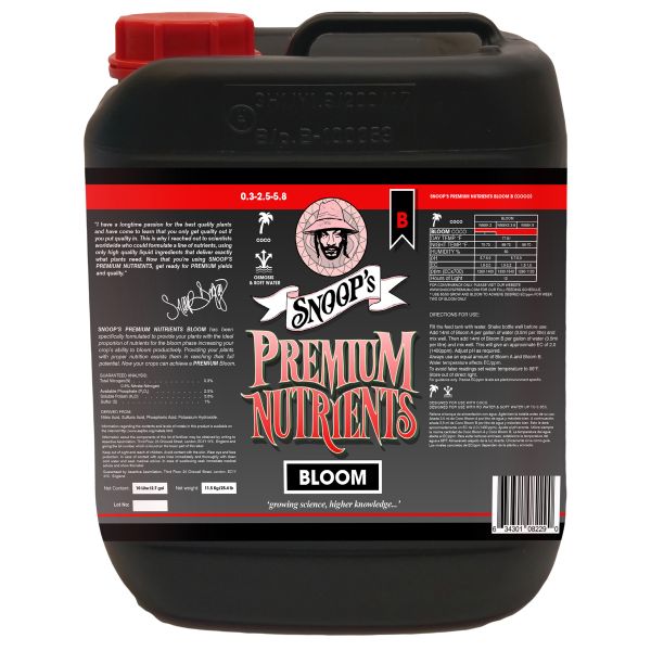 Snoop's Premium Nutrients Bloom B Coco 10 Liter