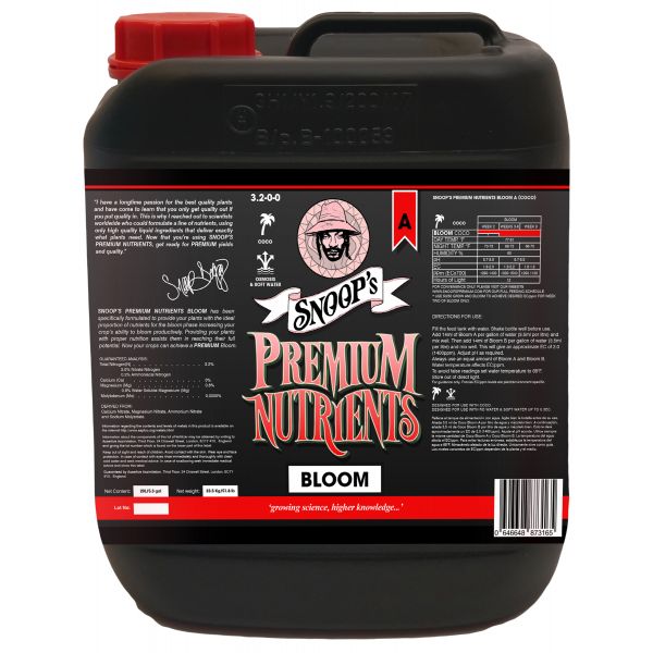 Snoop's Premium Nutrients Bloom A Coco 20 Liter