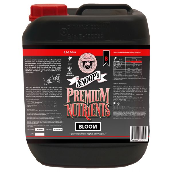 Snoop's Premium Nutrients Bloom B Coco 20 Liter