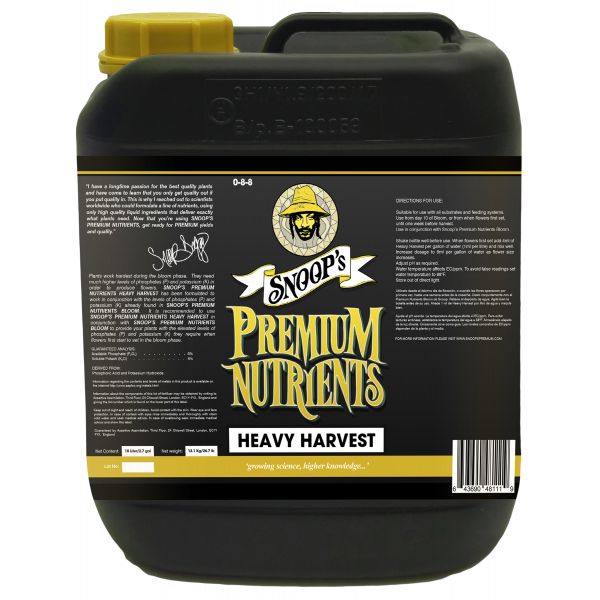 Snoop's Premium Nutrients Heavy Harvest 10 Liter