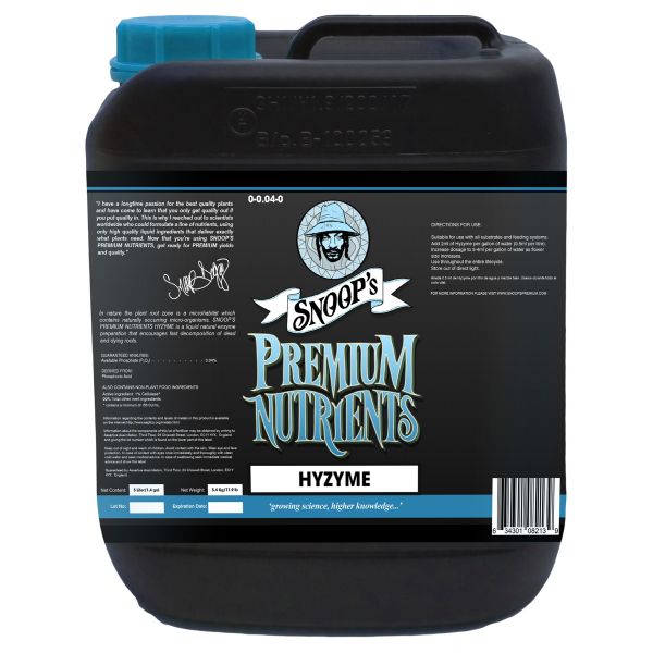 Snoop's Premium Nutrients Hyzyme 5 Liter