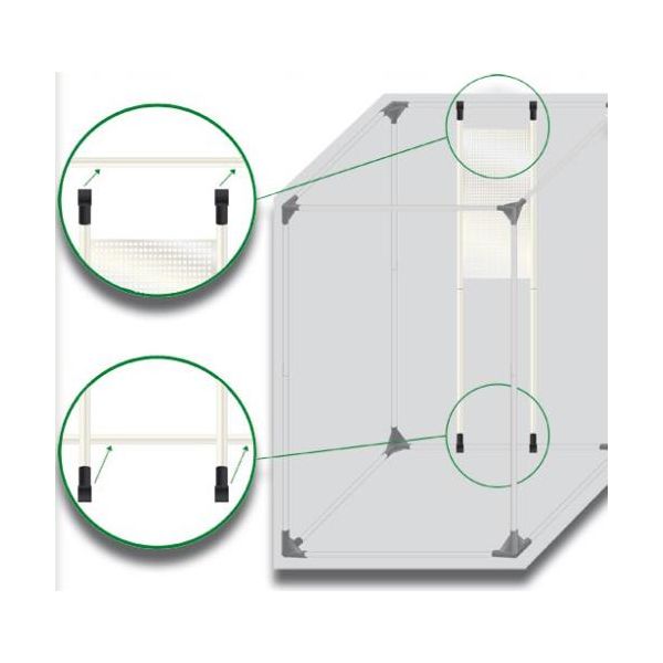 GrowLab Equipment Hanging Board 15.75 in x 78.74 in