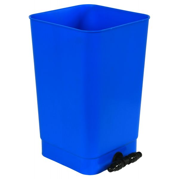 Flo-n-Gro Bottom Drain Blue Bucket - 4 Gallon