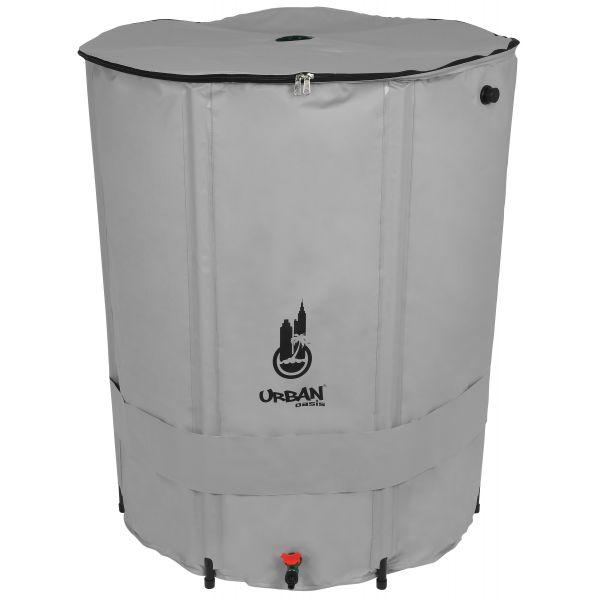 Urban Oasis Collapsible Water Storage Barrel 291 Gallon