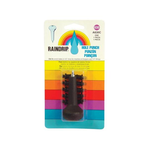 Raindrip Hole Punch Black