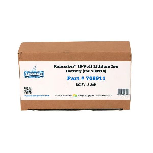 Rainmaker 18 Volt Lithium Ion Battery