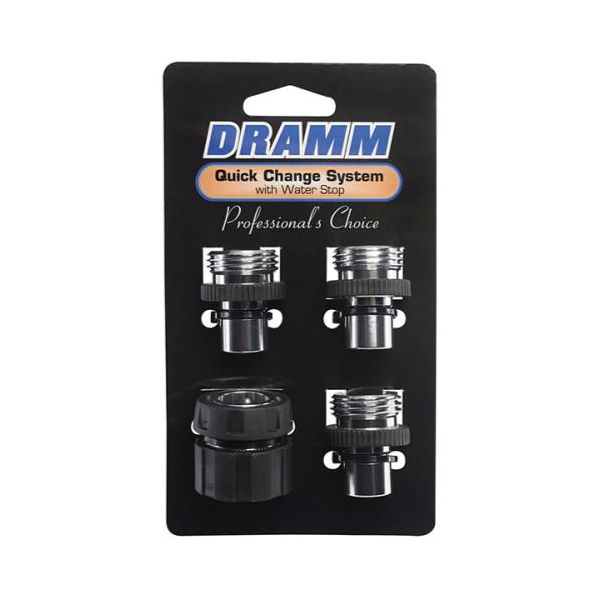 Dramm Aluminum Quick Disconnect Fitting System - 4 Parts