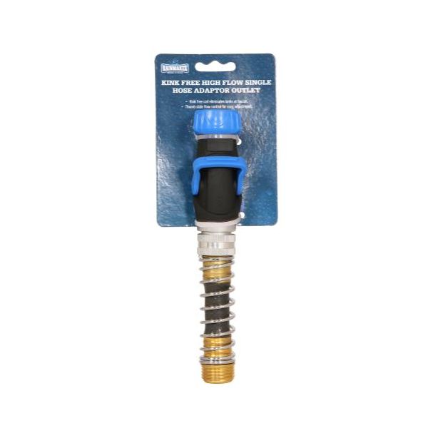 Rainmaker Kink Free High Flow Single Hose Adaptor Outlet