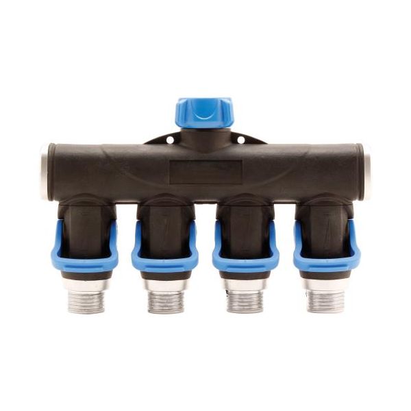 Rainmaker High Flow 4 Way Hose Adaptor Outlet