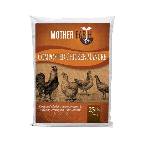 Mother Earth Composted Chicken Manure 25 lbs