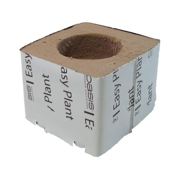 Oasis Easy Plant Block - 4 in x 4 in x 3 in - 2.375 in Hole Diameter