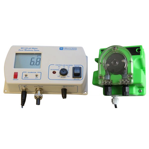 Milwaukee MC720 pH Controller w- Dosing Pump Kit