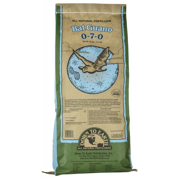 Down To Earth High Phosphorus Bat Guano - 25 lb