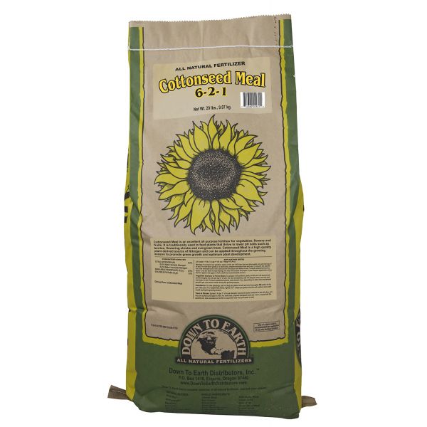 Down To Earth Cottonseed Meal - 20 lb