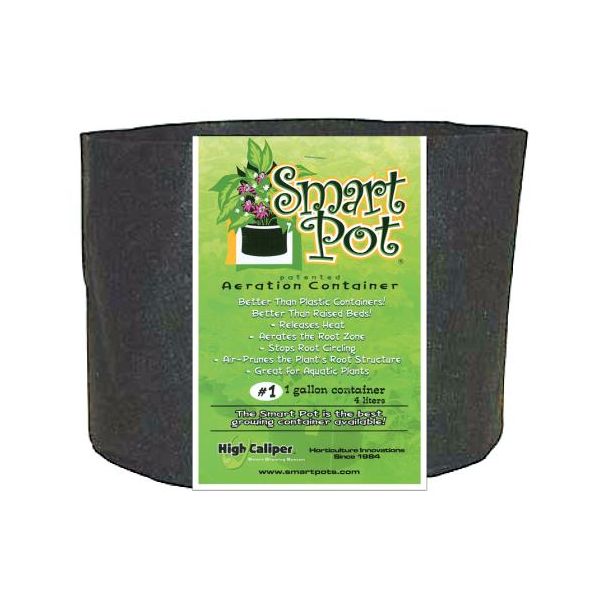 Smart Pot Black 1 Gallon