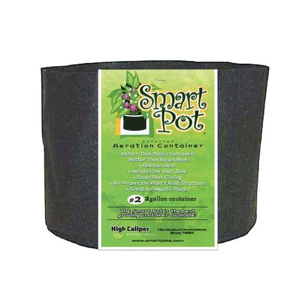 Smart Pot Black 2 Gallon