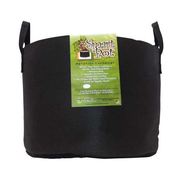 Smart Pot Black 15 Gallon with handles