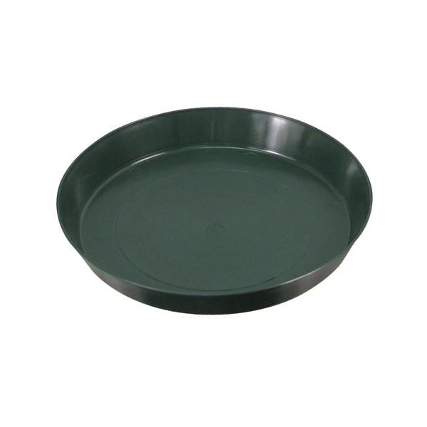 Green Premium Plastic Saucer 10 in