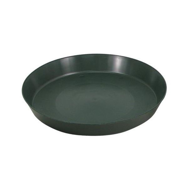 Green Premium Plastic Saucer 14 in