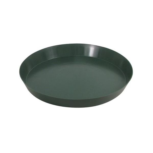 Green Premium Plastic Saucer 16 in