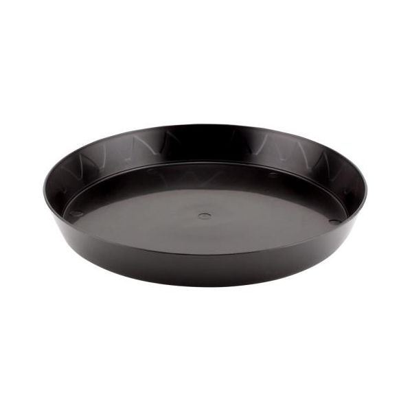 Gro Pro Heavy Duty Black Saucer - 10 in