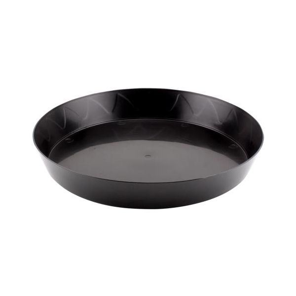 Gro Pro Heavy Duty Black Saucer - 12 in