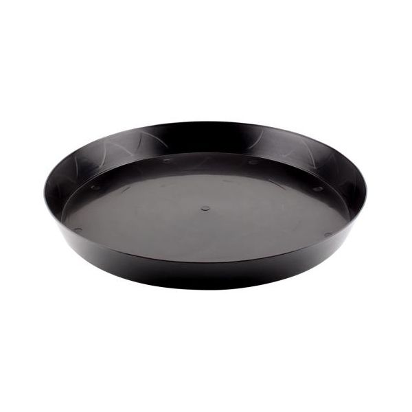 Gro Pro Heavy Duty Black Saucer - 16 in