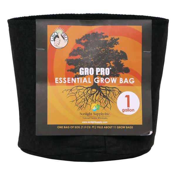 Gro Pro Essential Round Fabric Pot 1 Gallon