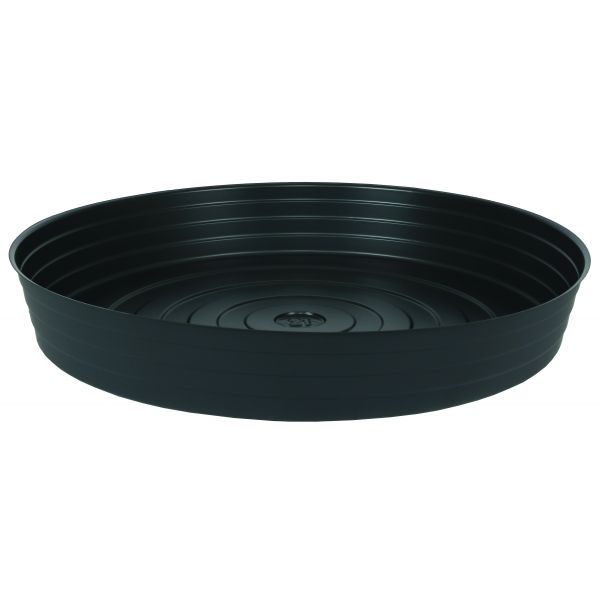 Gro Pro High Wall Black Vinyl Saucer 21 in