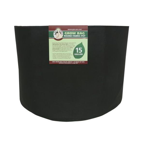 Gro Pro Round Fabric Pot 15 Gallon