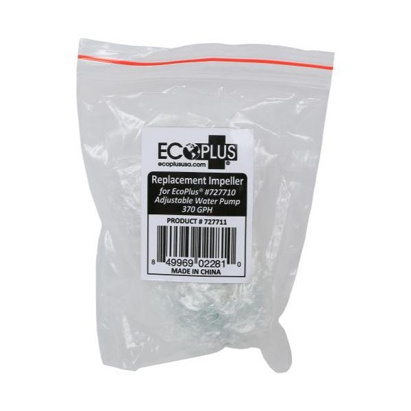 EcoPlus Adjustable Water Pump 370 GPH Replacement Impeller