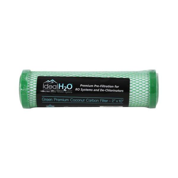 Ideal H2O Premium Green Coconut Carbon Filter - 2 in x 10 in