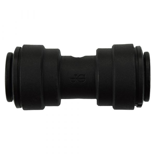 Ideal H2O JG Quick Connect Fitting - Straight - 3-8 in - Black (10-Bag)