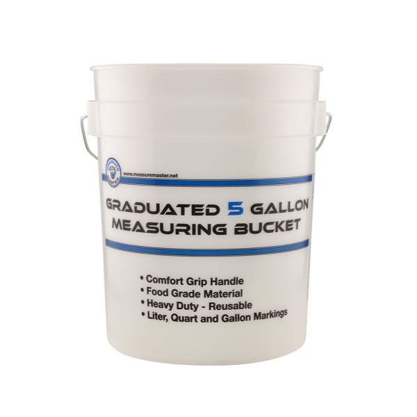 Measure Master Graduated Measuring Bucket 5 Gallon