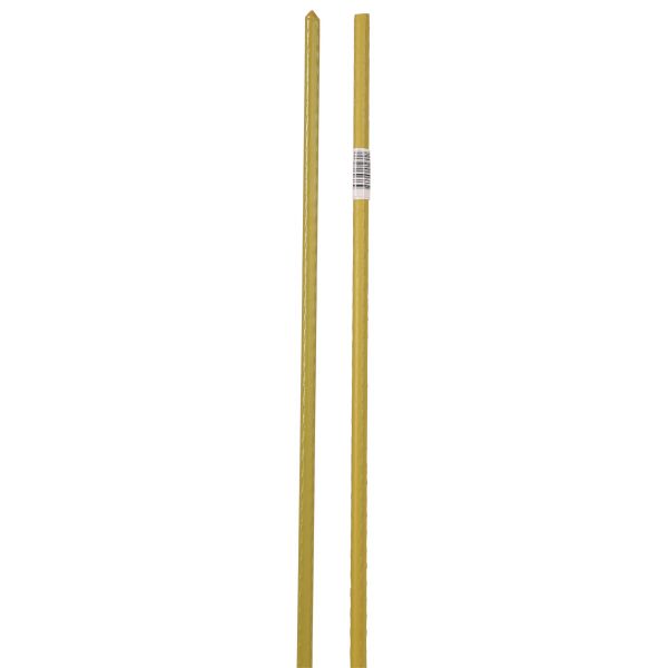 Grower's Edge Deluxe Steel Stakes 7-16 in Diameter 6 ft - Yellow