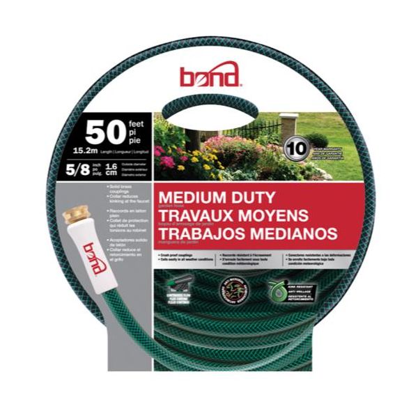 Bond Medium Duty Hose 5-8 in 50 ft