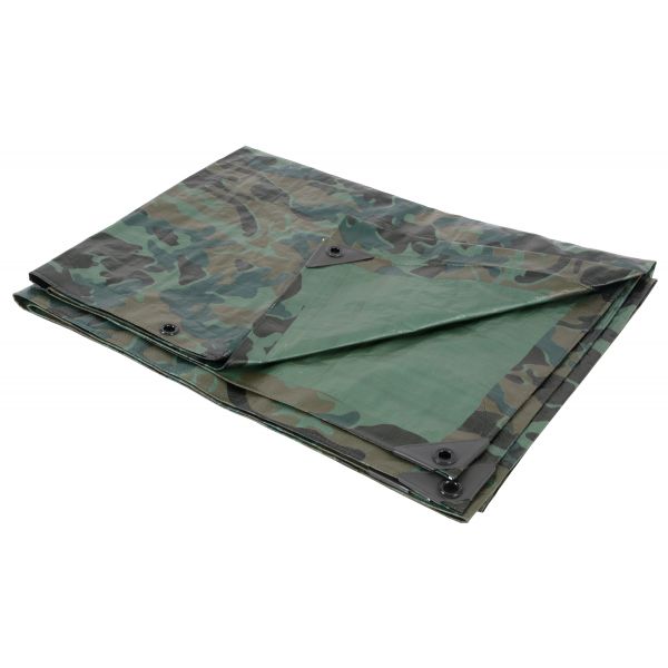 Grower's Edge Heavy Duty Camo - Green Tarp 6 ft x 8 ft