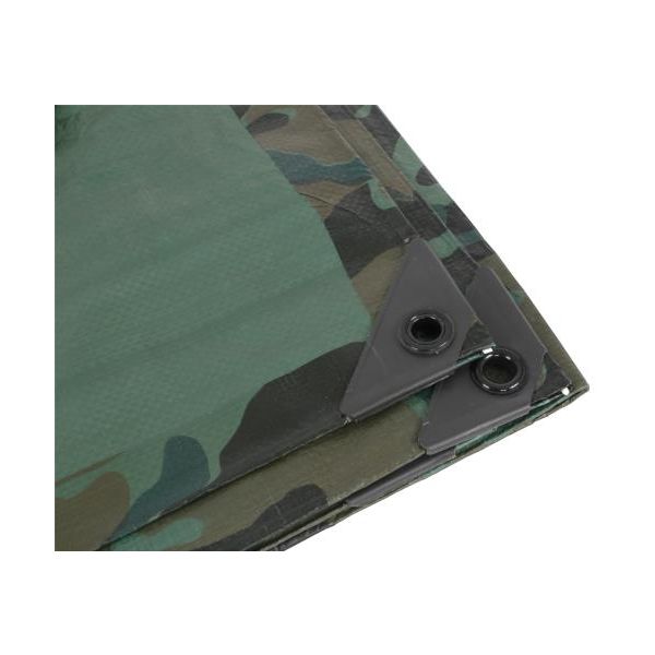 Grower's Edge Heavy Duty Camo - Green Tarp 6 ft x 8 ft