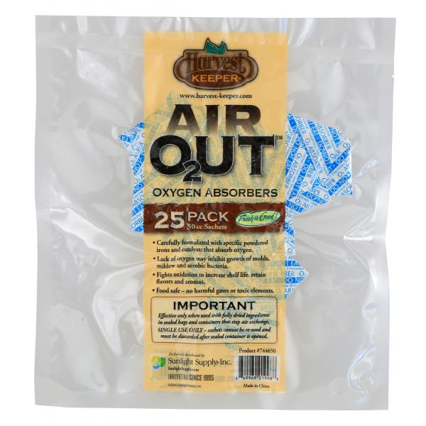 Harvest Keeper Air Out Oxygen Absorber 50 cc (1=25-Bag)