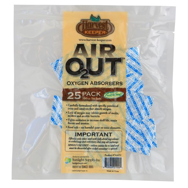 Harvest Keeper Air Out Oxygen Absorber 100 cc (1=25-Bag)