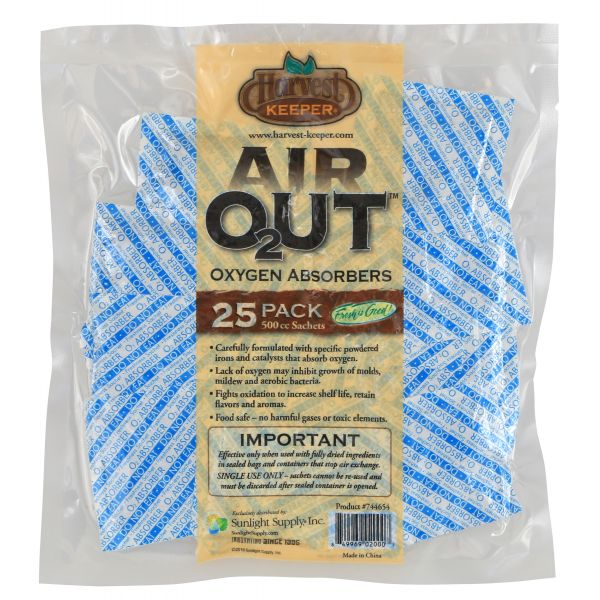 Harvest Keeper Air Out Oxygen Absorber 500 cc (1=25-Bag)