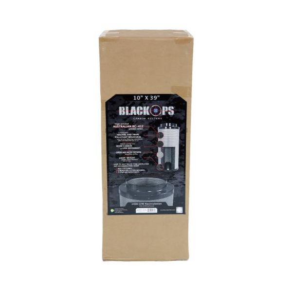 Black Ops Carbon Filter 10 in x 39 in 1400 CFM