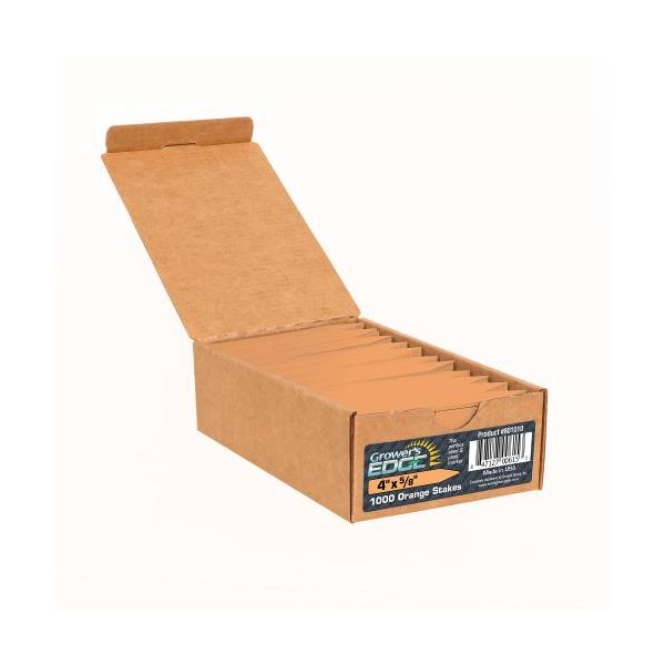 Grower's Edge Plant Stake Labels Orange - 1000-Box