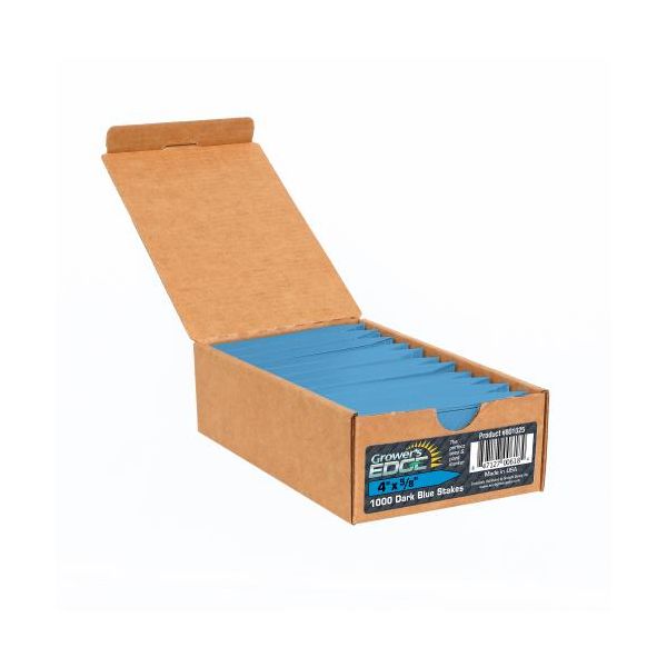 Grower's Edge Plant Stake Labels Dark Blue - 1000-Box