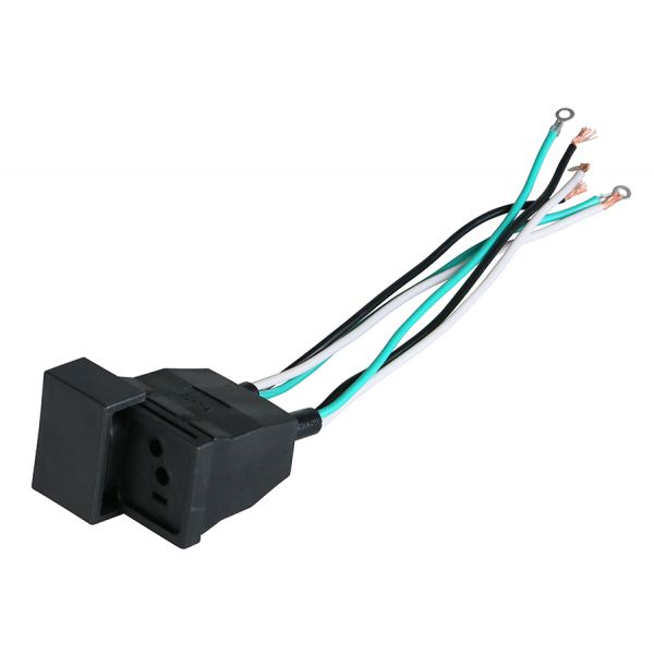 Dual Female Lamp Cord Receptacle